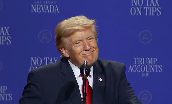 Trump touts economic wins, hears voter concerns in address to Las Vegas