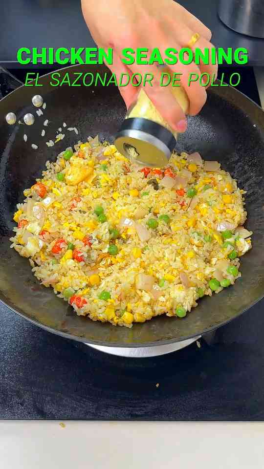 Crayfish fried rice for a special weekend meal