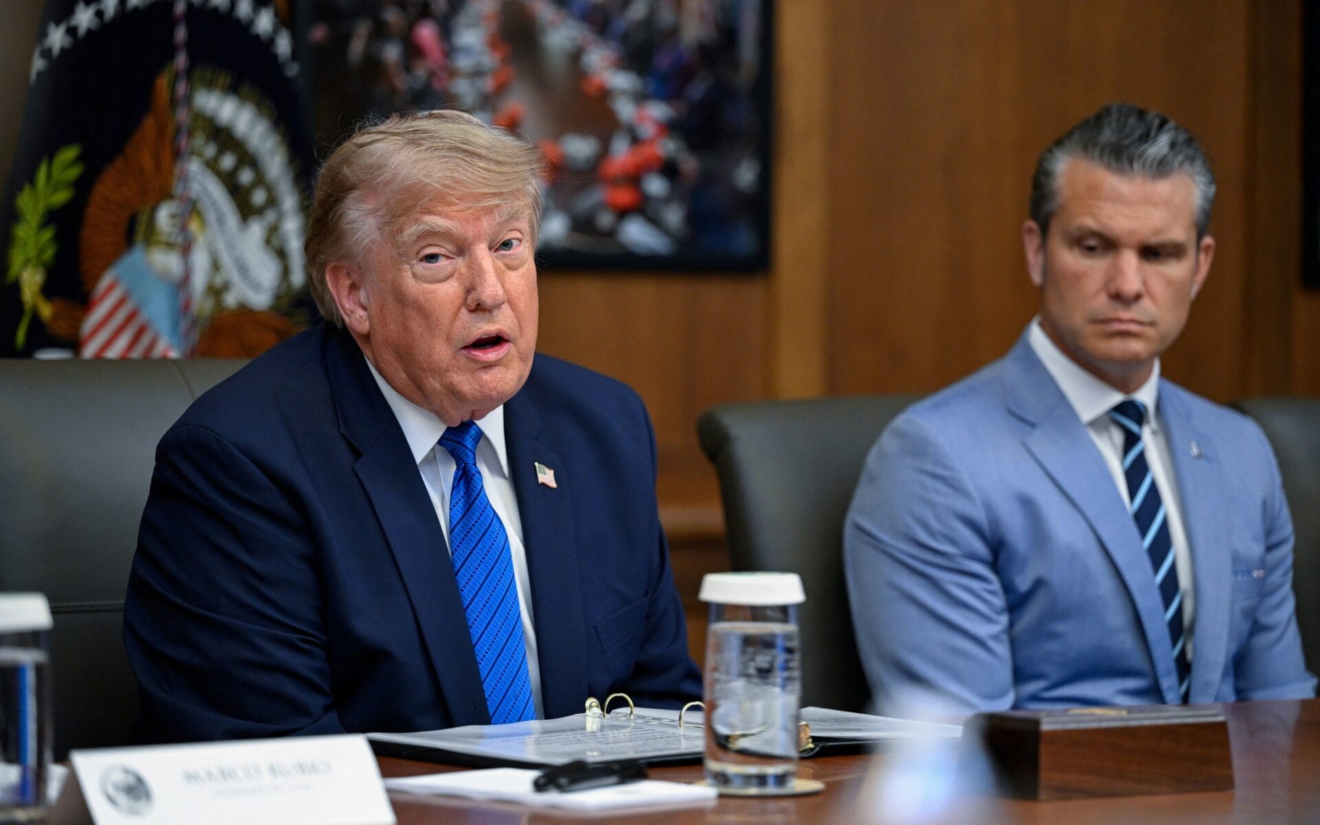 Trump vows to hunt down leakers who revealed missile shortage