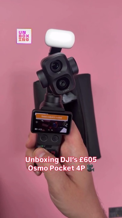 Unboxing DJI’s £605 Osmo Pocket 4P