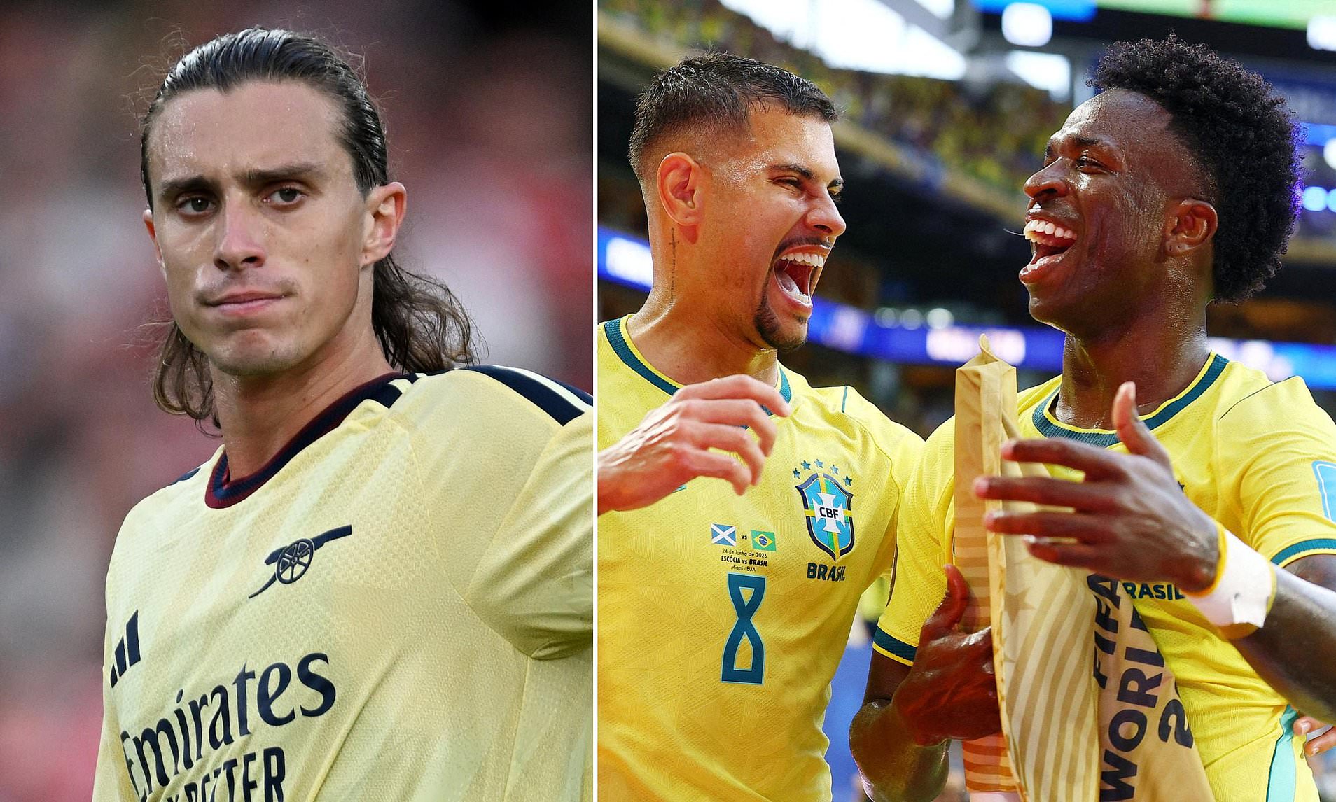 Riccardo Calafiori insists Arsenal need Bruno Guimaraes and Vinicius Junior ahead of title defence