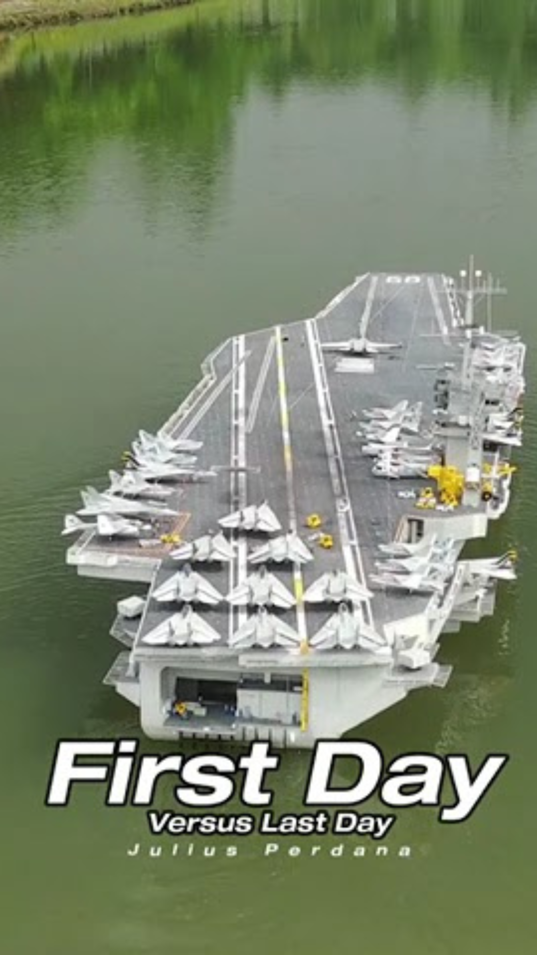 Building and operating an RC aircraft carrier