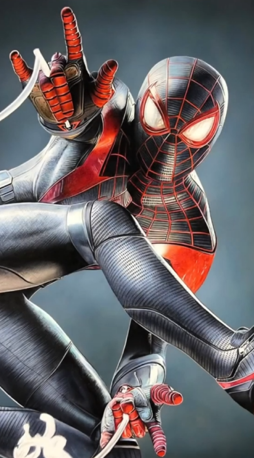Spider-Man Miles Morales drawing time lapse from start to finish