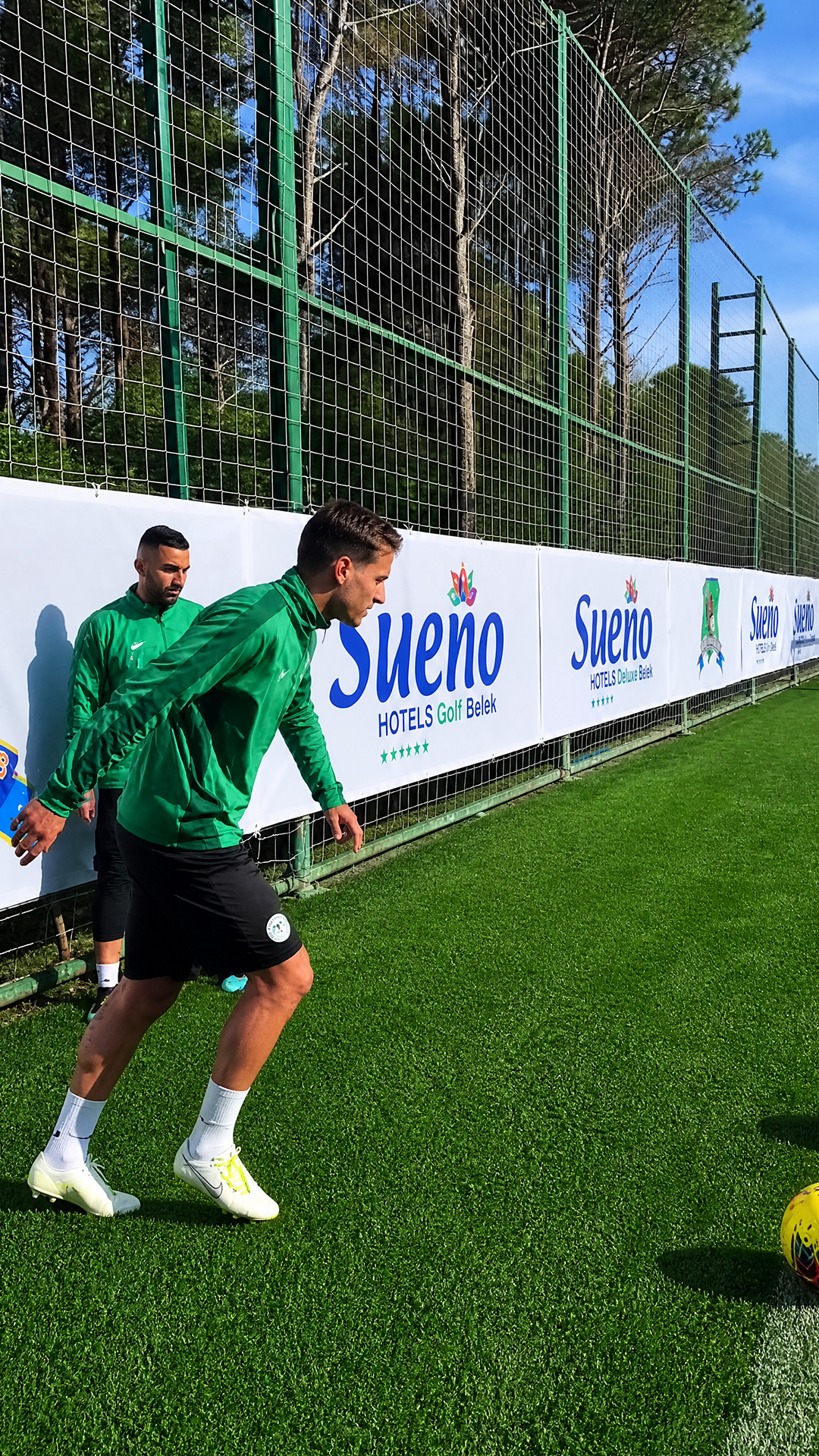 Football shooting challenge tests three shot accuracy skills