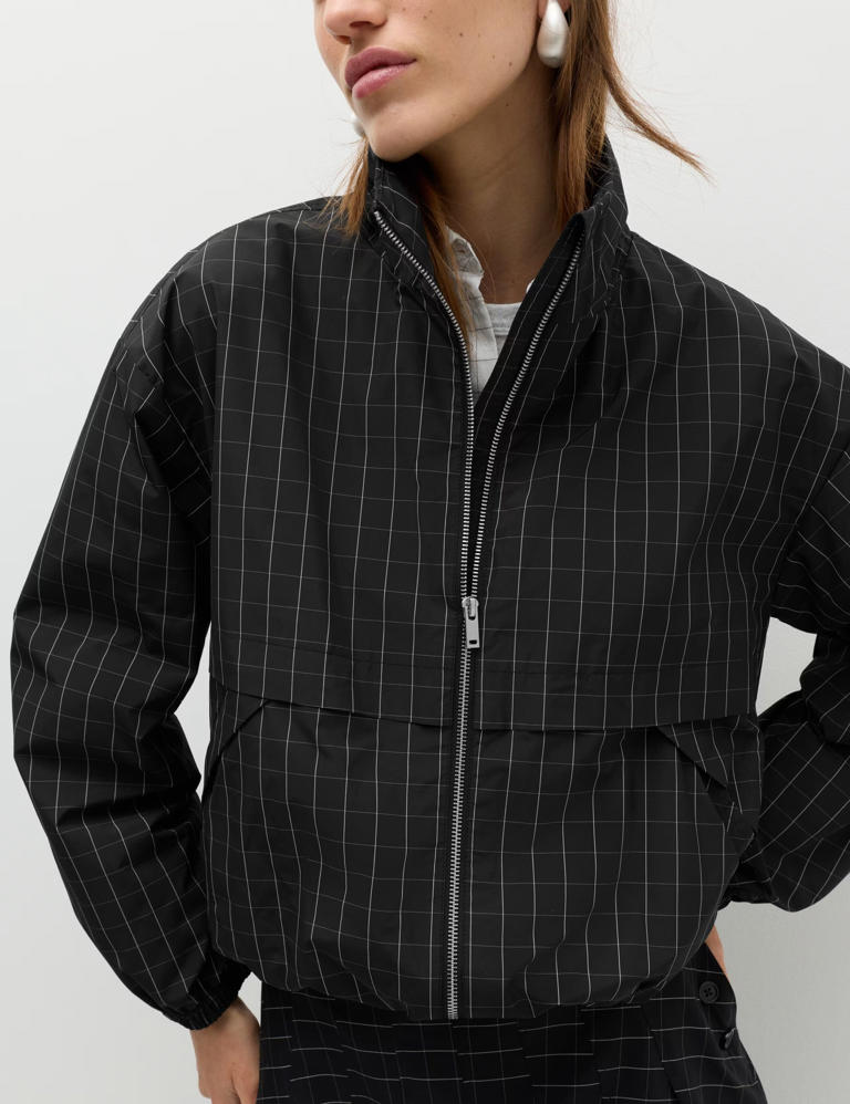 Funnel neck jackets are the on-trend, lightweight layer perfect for ...