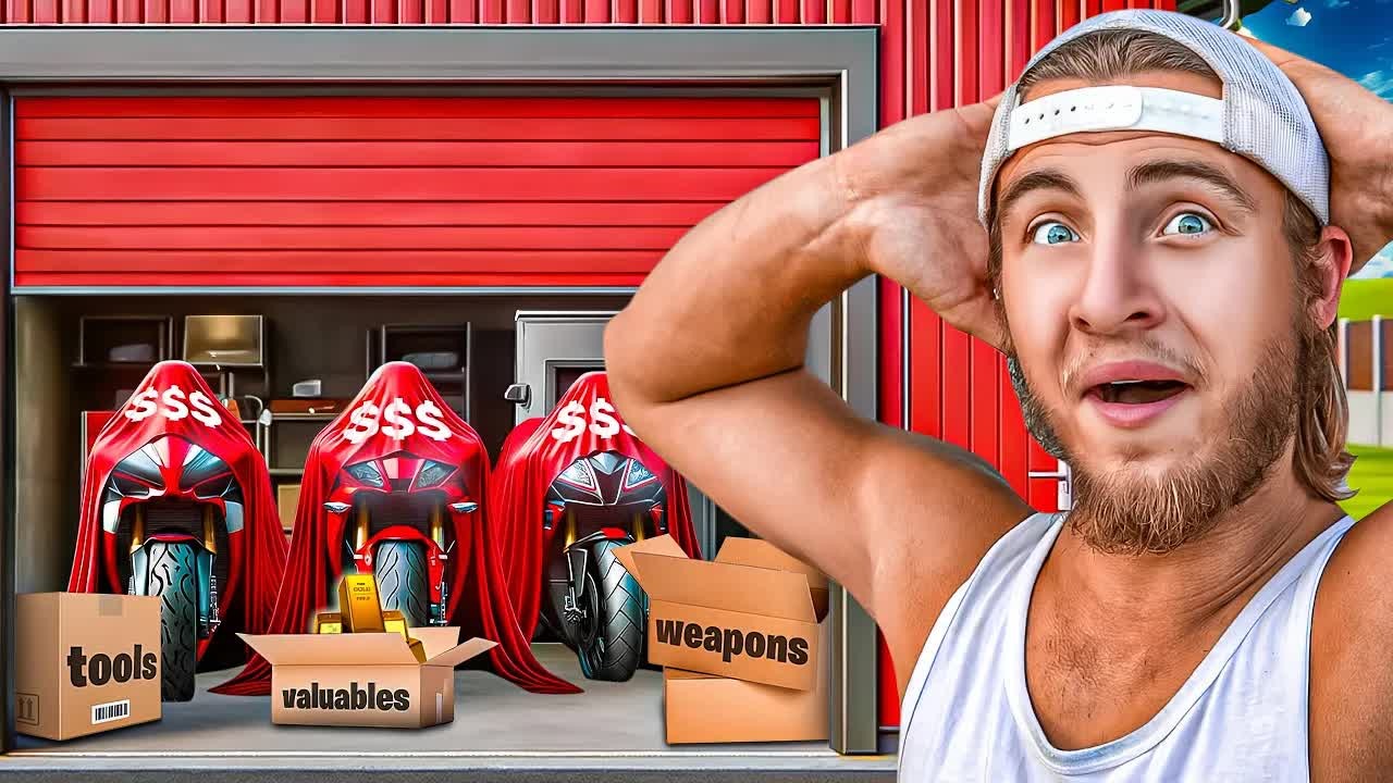 Nobody expected a live grenade inside this motorcycle storage unit