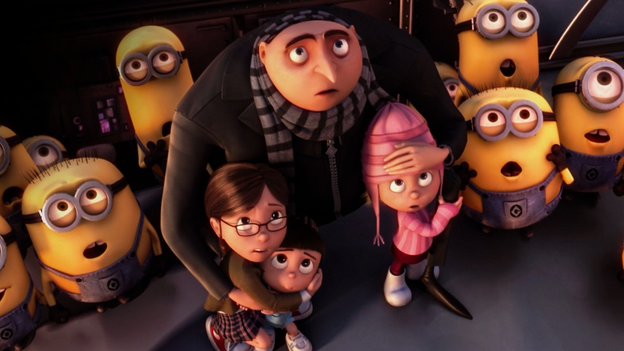 Gru's epic moon rescue saves the girls from Vector | Despicable Me