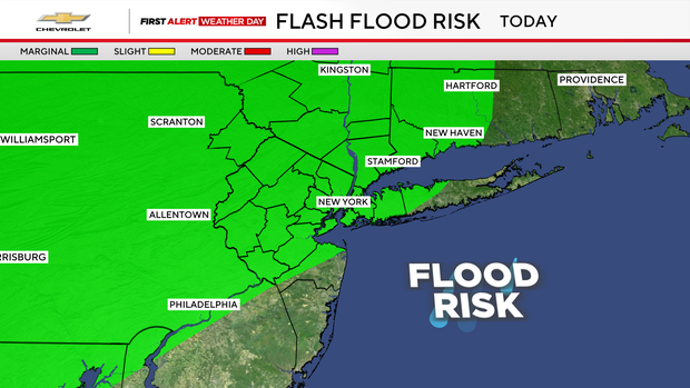 Heat advisory issued for NYC area as stormy weather brings flash flood risk