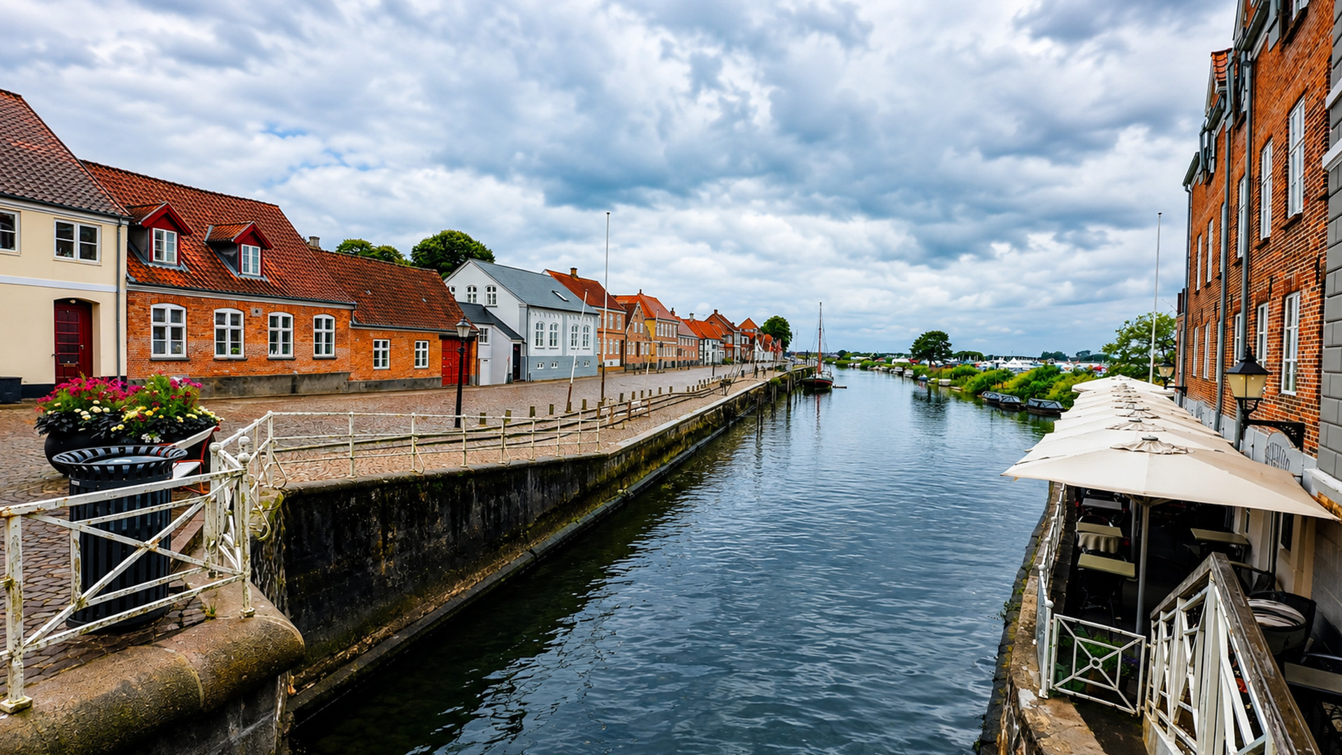 A rainy walk through Denmark’s oldest town (4K)