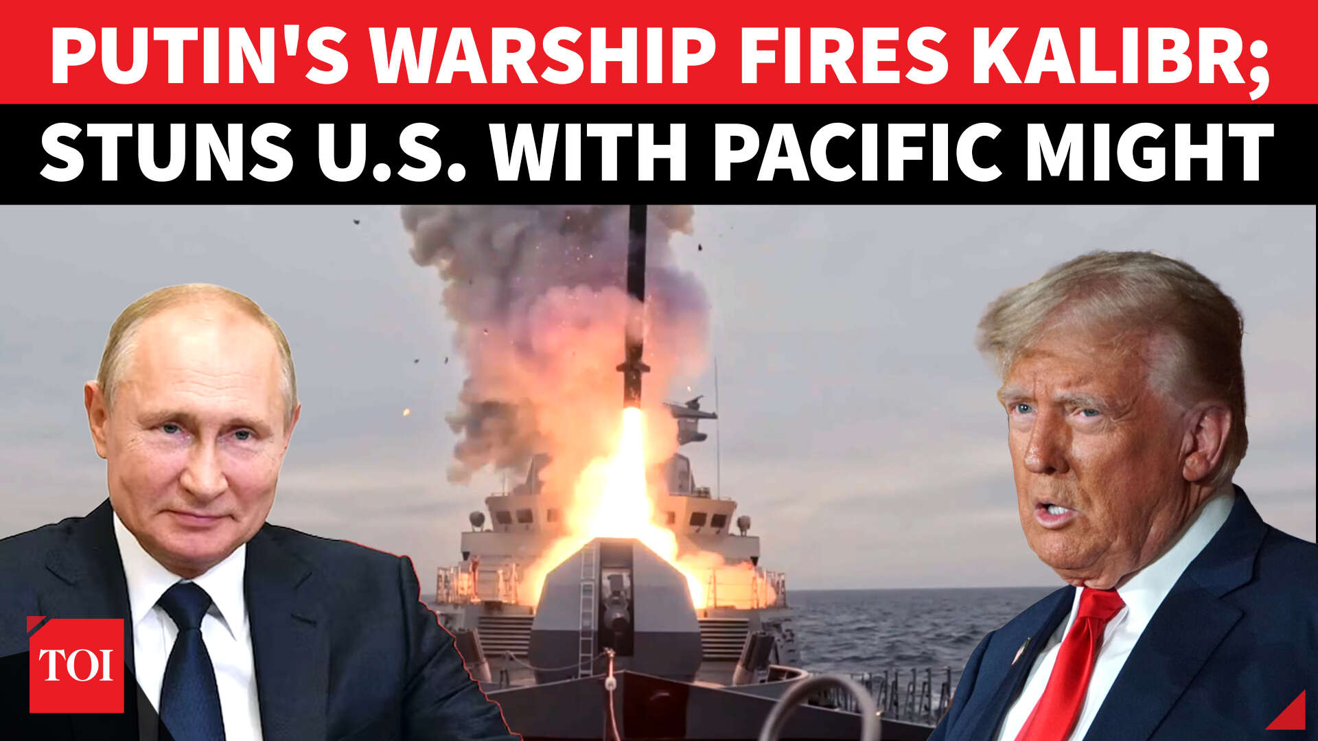 Putin's Pacific warning: Russian warship fires Kalibr cruise missile 1 ...