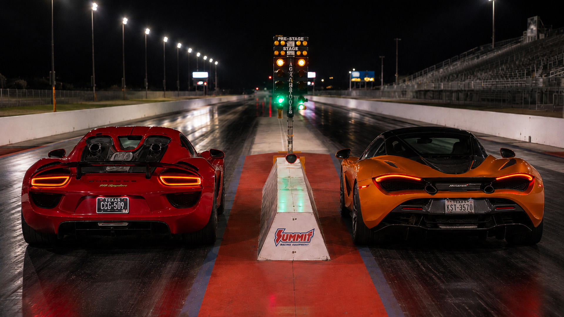 Porsche 918 Spyder faces McLaren 720S in drag race
