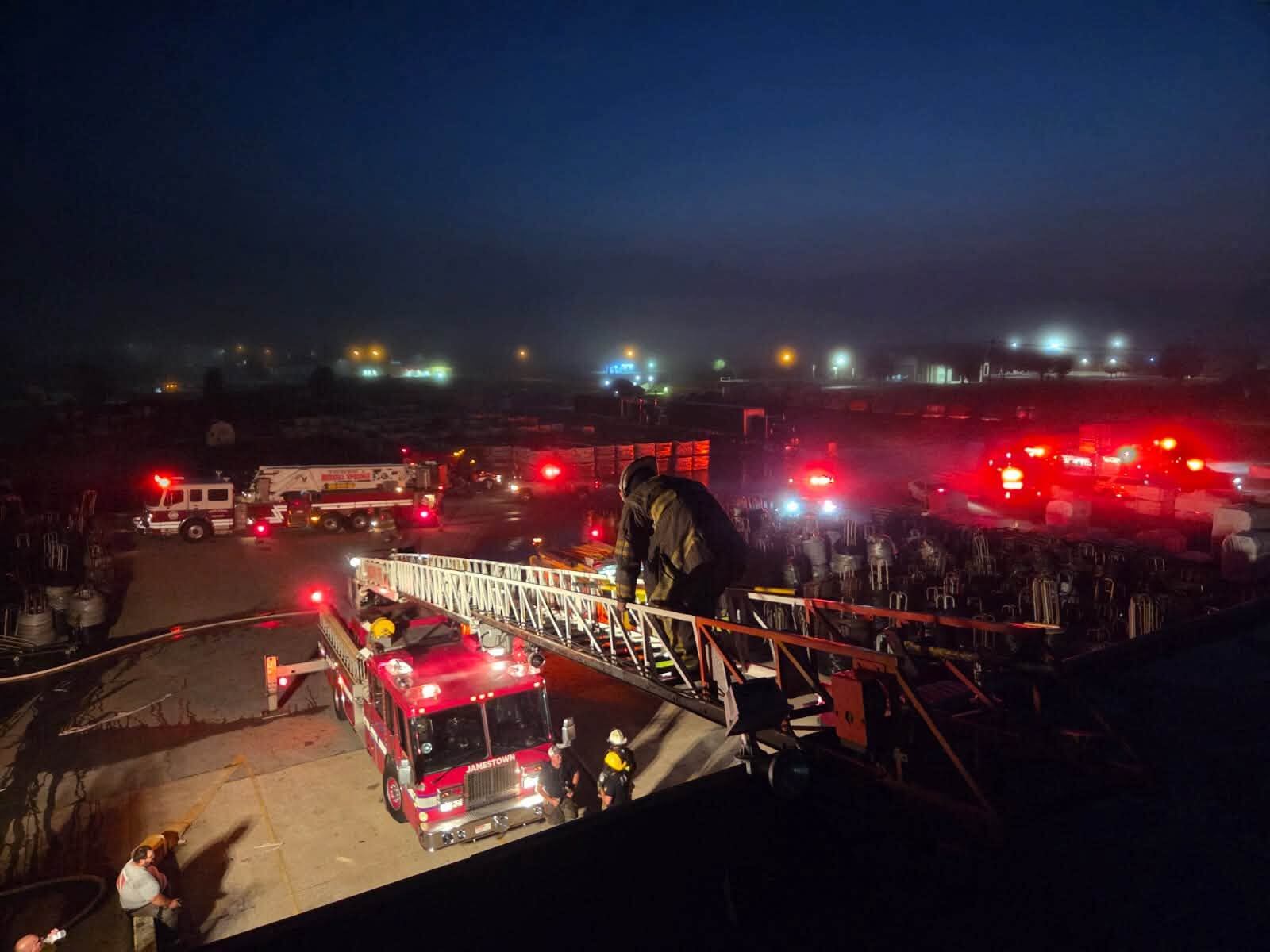 Russell County fire crews help battle early morning commercial ...
