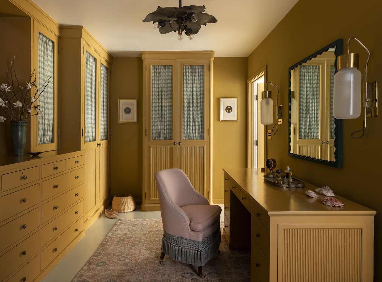 This 'closet door curtain' makes your wardrobe storage look more expensive