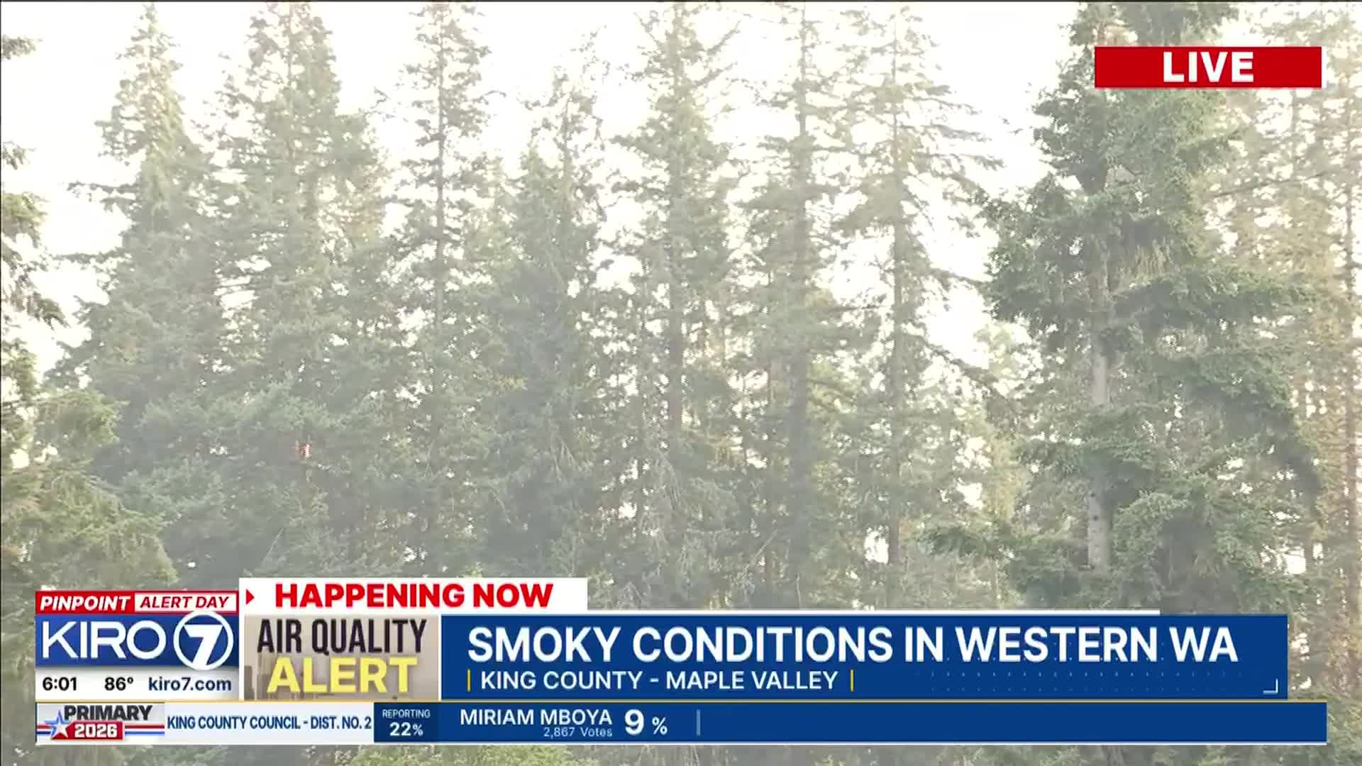 Wildfire smoke lingers over western Washington: When will it clear?