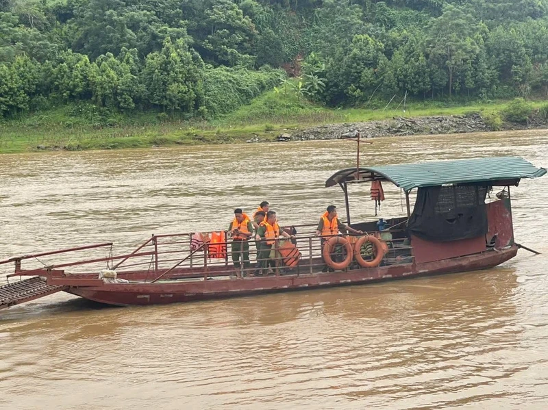 Một người mất tích trên sông Lô ở Tuyên Quang