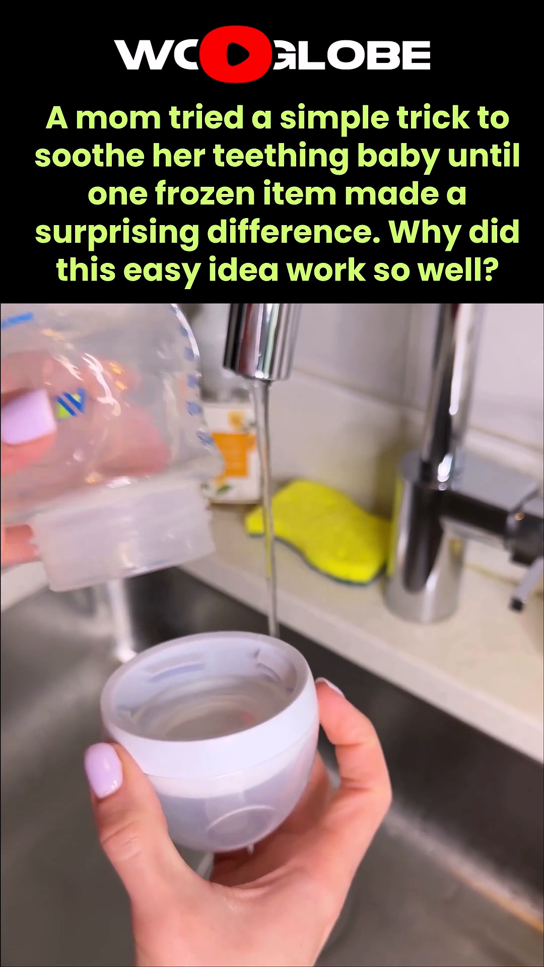 This mom's simple teething hack brings instant relief