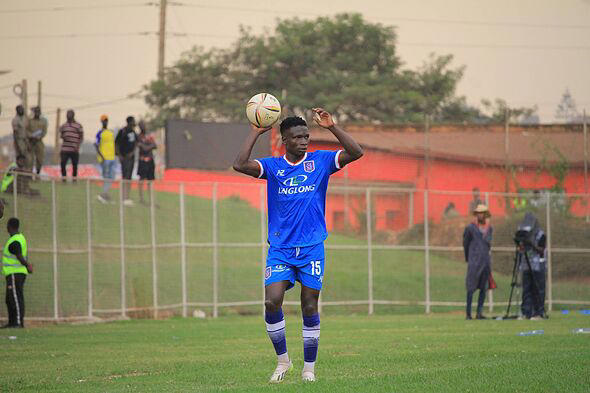 David Owori prepares for a throw