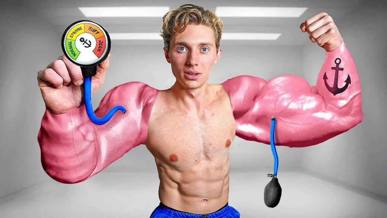 Creating real-life anchor arms from SpongeBob
