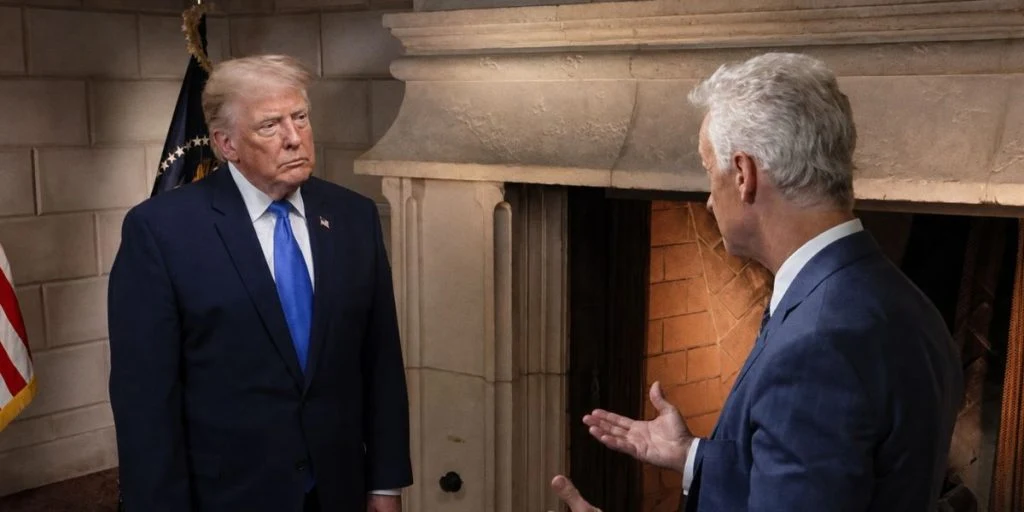Viewers react as Trump struggles during awkward Fox News interview