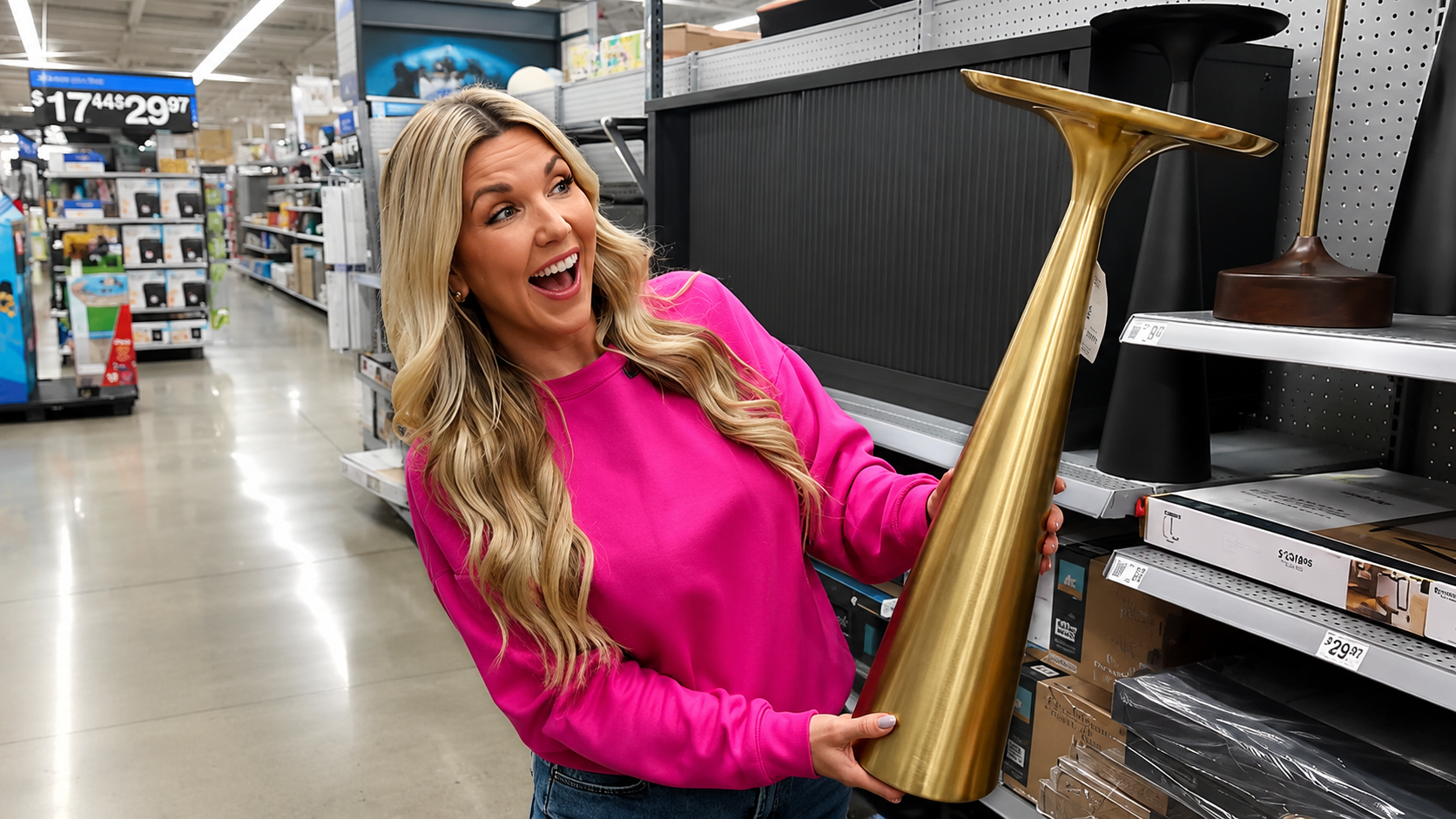 I walked into Walmart... then it felt like Pottery Barn... then I ...