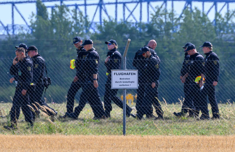 Police searches in the area continued Thursday.