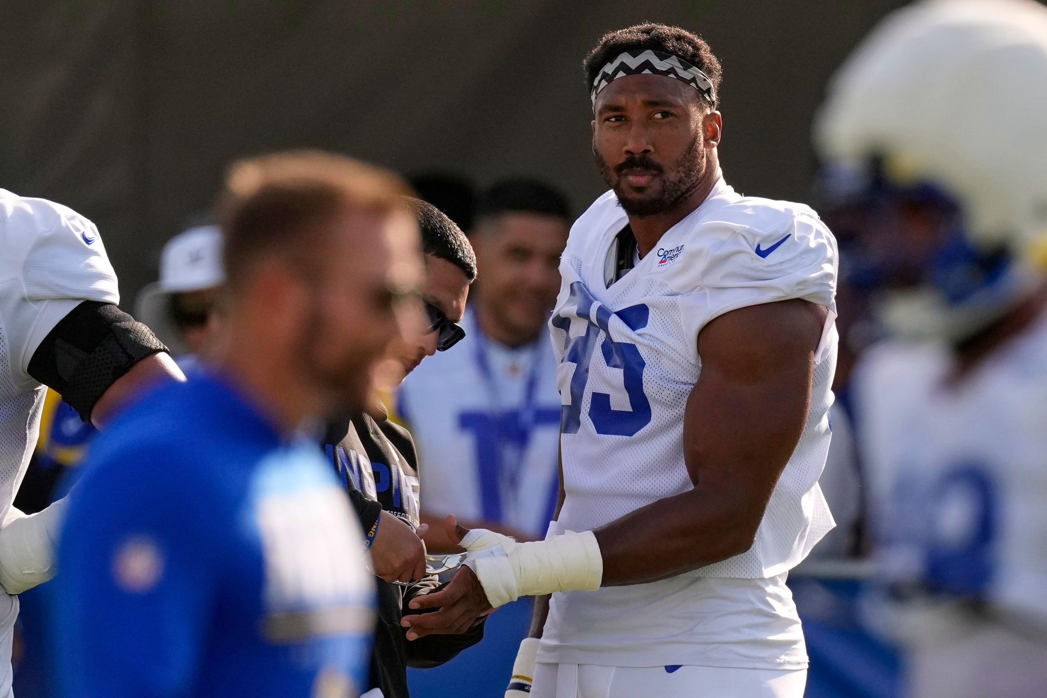 Watch: Joe Thomas supports Myles Garrett trade