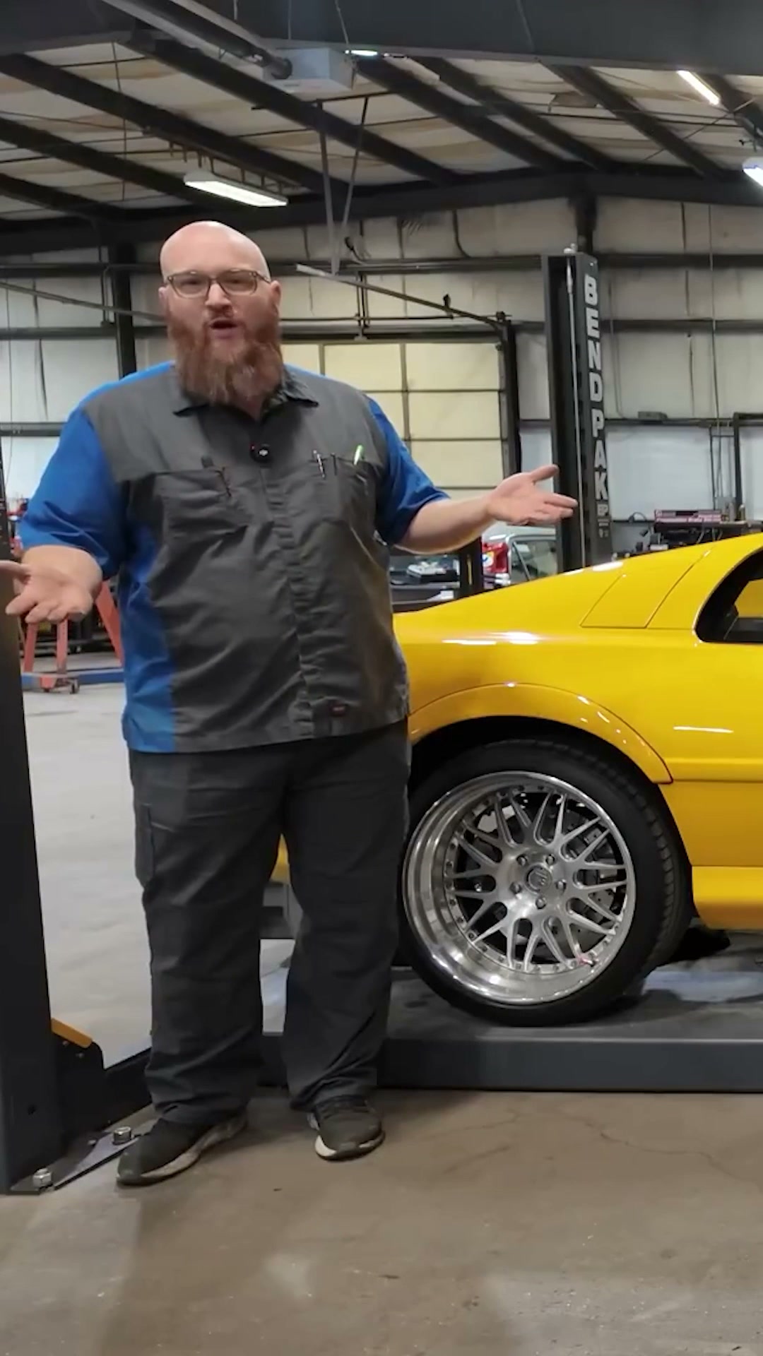 Lotus Esprit engine removal