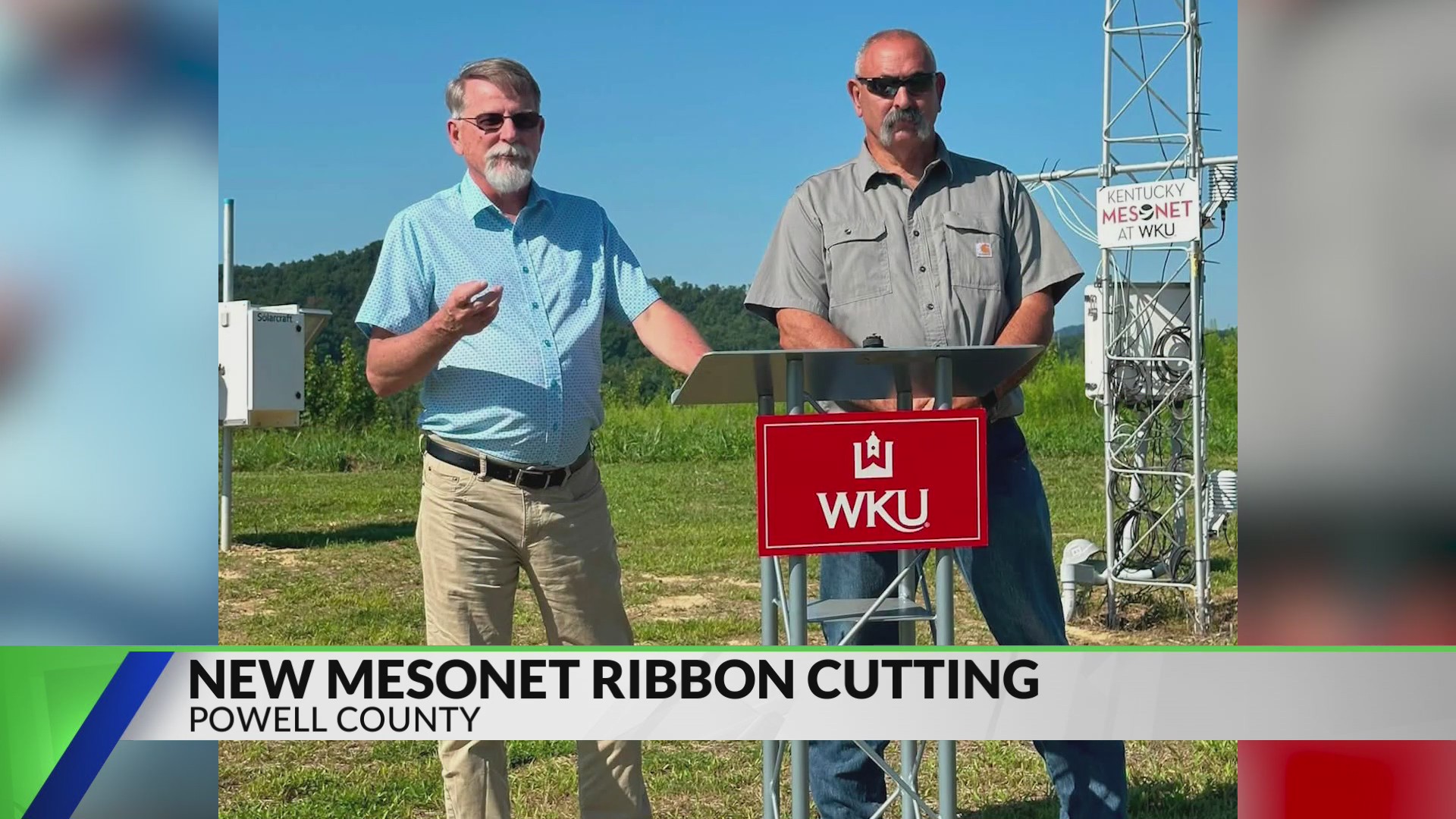 WKU cuts ribbon on new Mesonet station