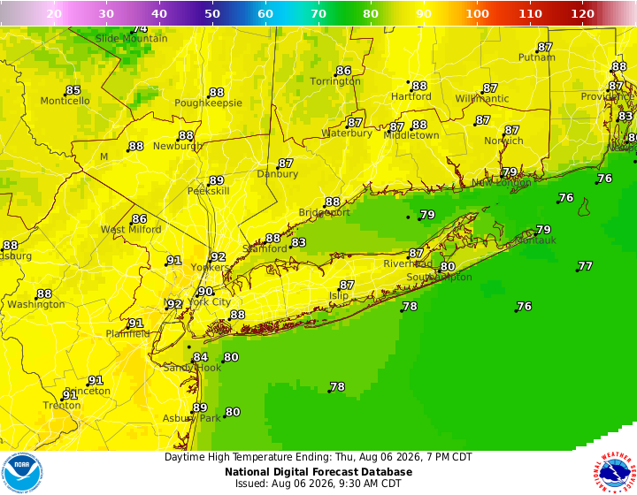 New York City heat wave: 5 maps show how hot temps will get