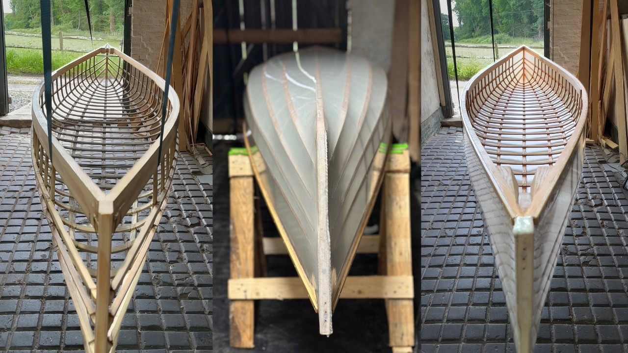 I built a lightweight canoe in the highlands 🚣‍♂️