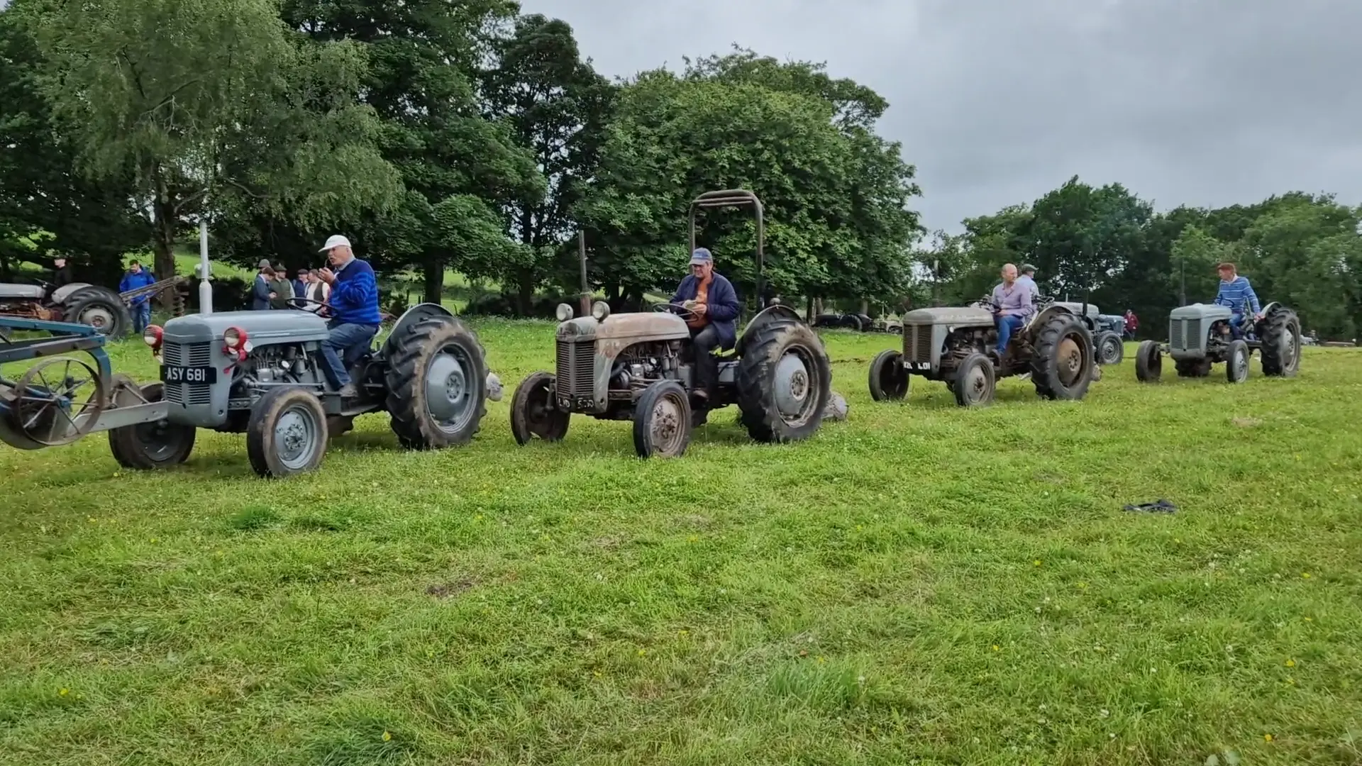 More of the tractors busy in the working field at this year's Ferguson Day