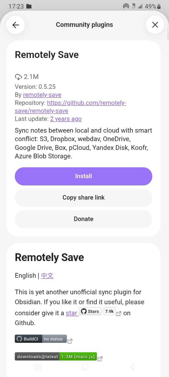 I replaced my paid note app with Obsidian synced through my own storage