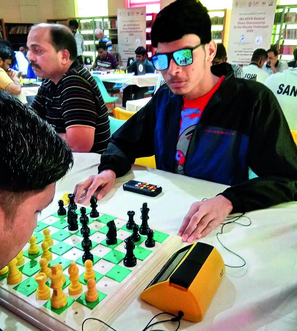 BPA hosts zonal round for national blind chess championship in Ahmedabad