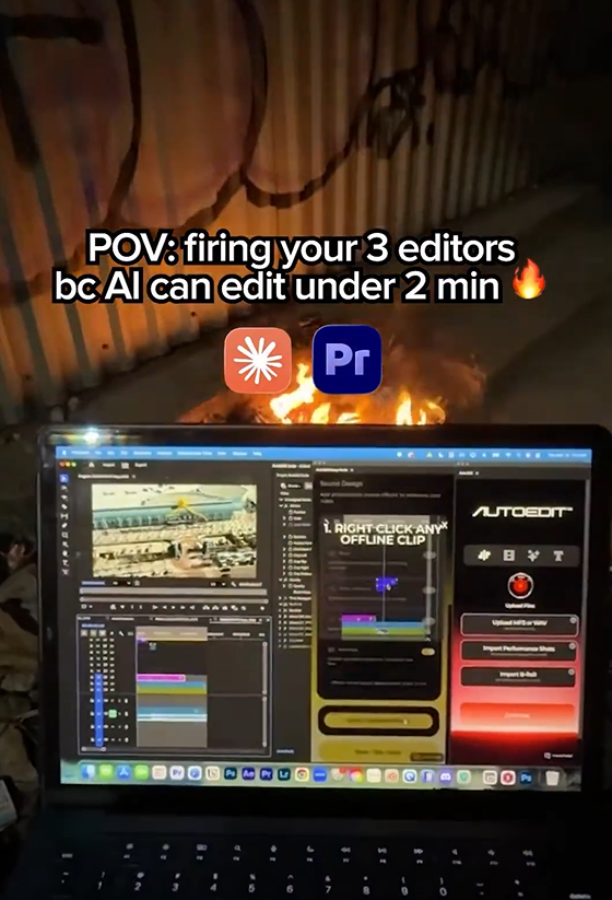 AI editing plugin system inside Premiere Pro