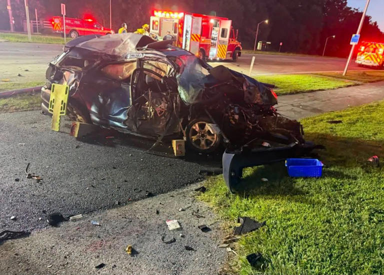 William Vance Payne, 58, died after a stolen car allegedly driven by a 13-year-old crashed into him at the intersection on Tuesday morning. Montgomery County Maryland Fire & Rescue Service