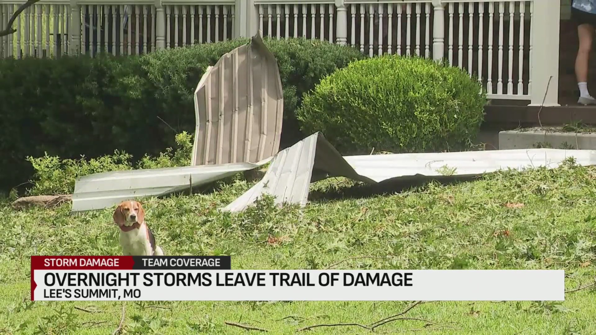 Severe storms cause damage to parts of Kansas City metro