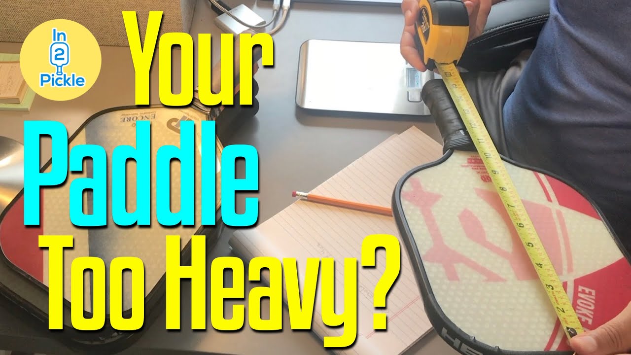 Paddle weight - It may not be what you're thinking