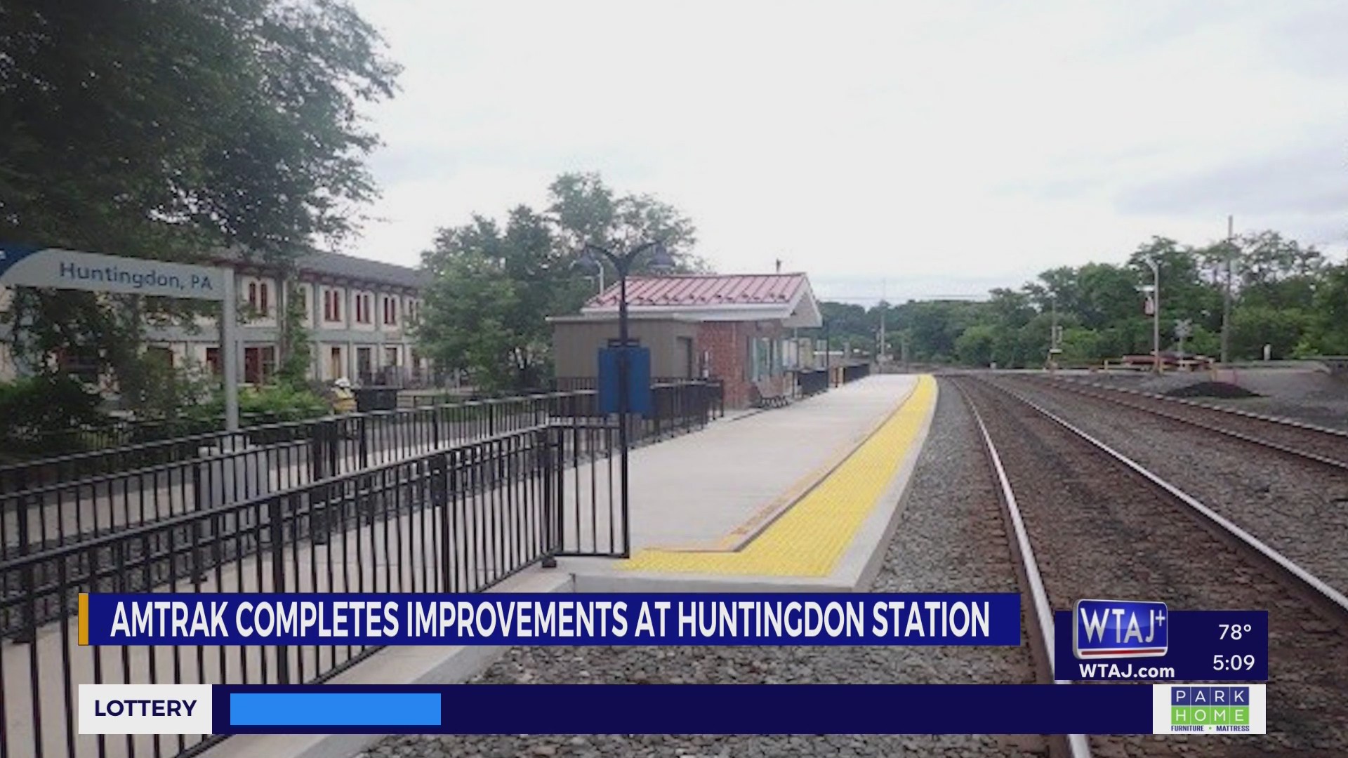 $3.5M Amtrak improvements completed at Huntingdon Station