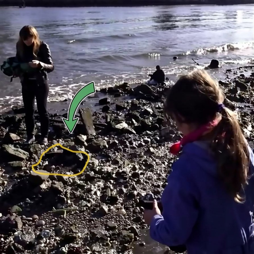 A rare coin find on the Thames