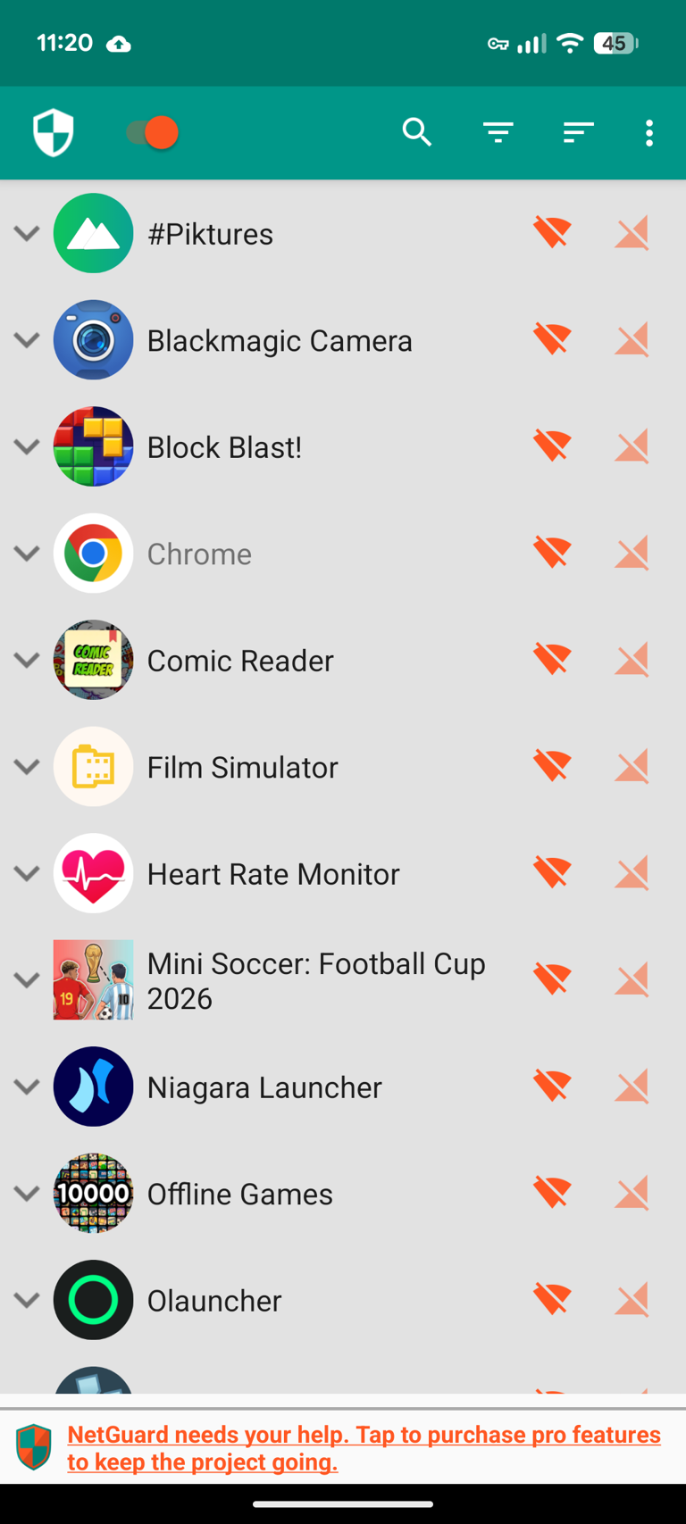 I blocked 16 Android apps from accessing the internet with one free ...