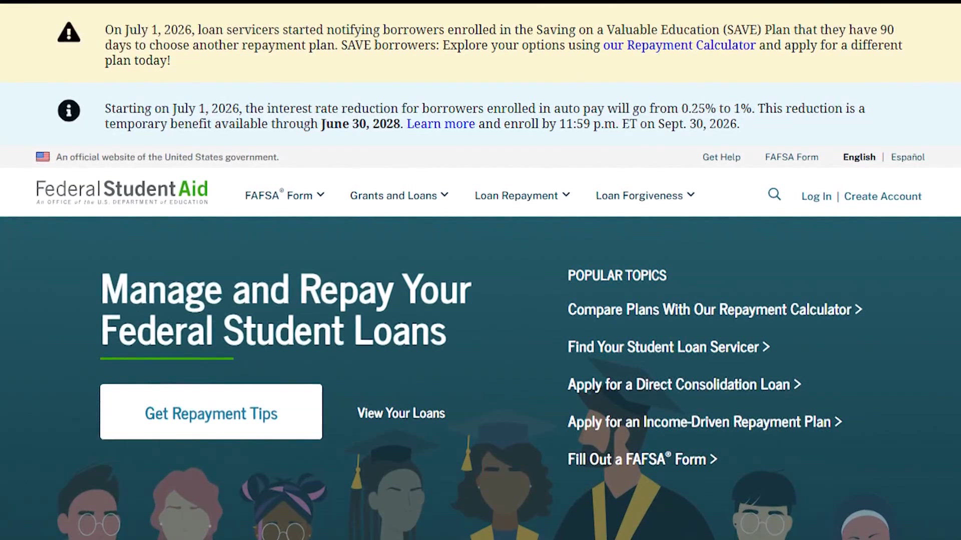 Millions forced off student loan savings plan