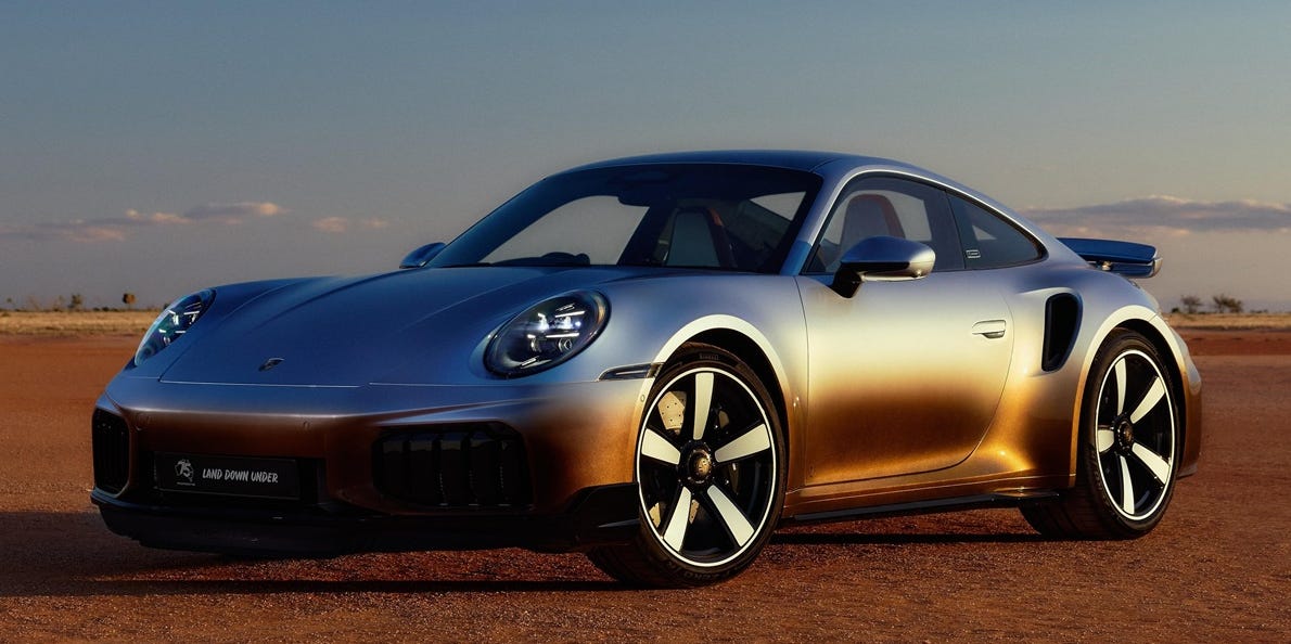 Porsche's latest 1-off 911 Turbo S is designed to look dusty even when it's perfectly clean