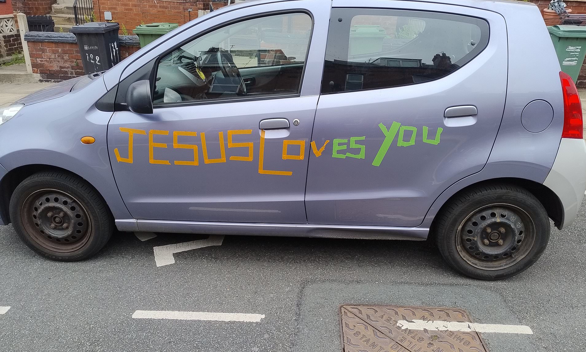 Christian driver is told car insurance will be voided unless he removes ...