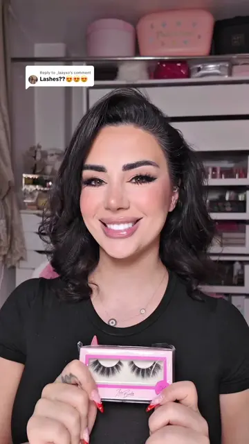 The lashes I wear in every video are finally here