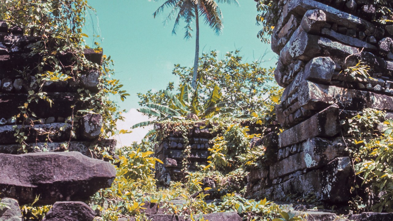 Nan Madol’s builders stacked columnar basalt across more than 100 ...