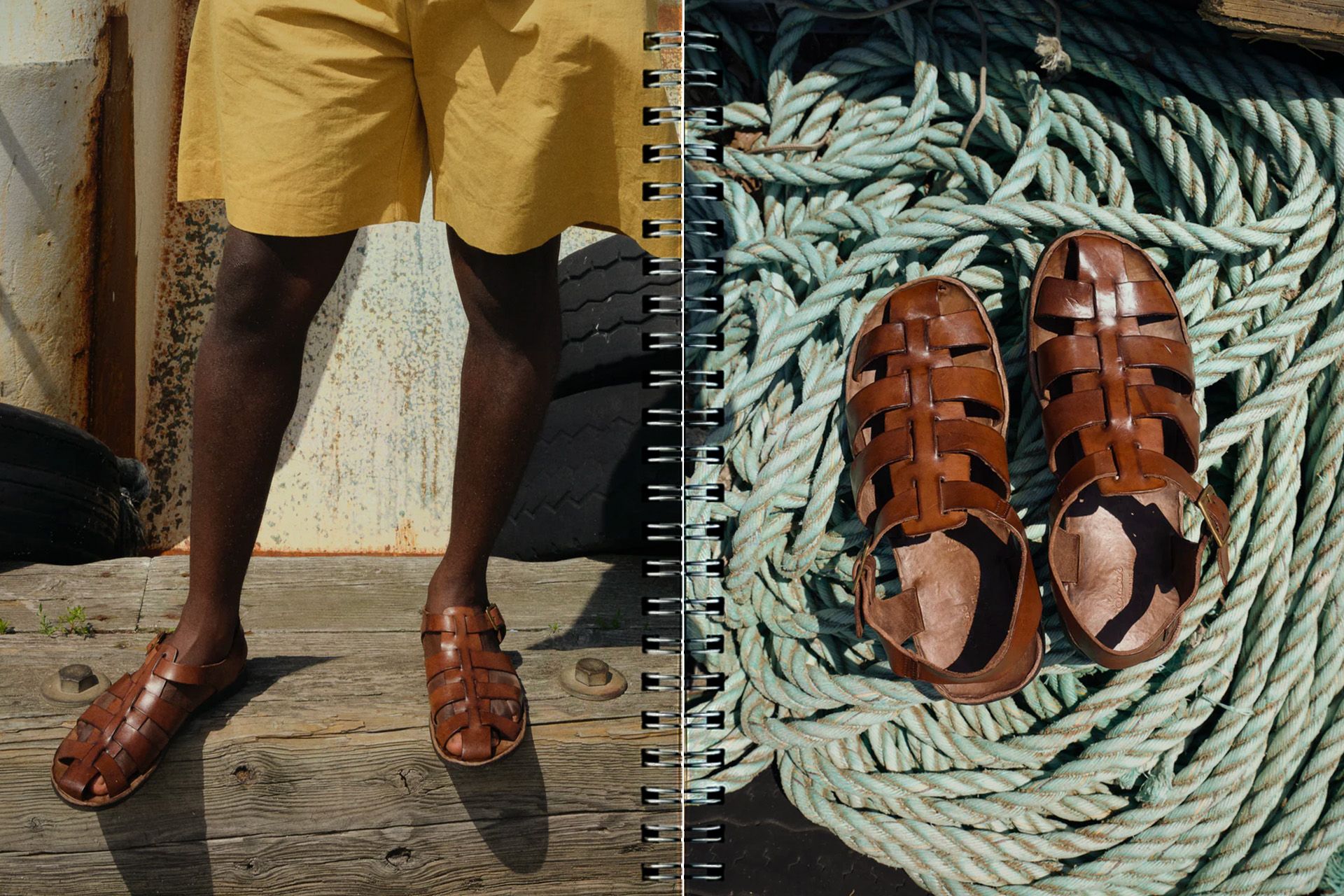 My most comfortable walking sandal looks as good on the dock as it does at dinner
