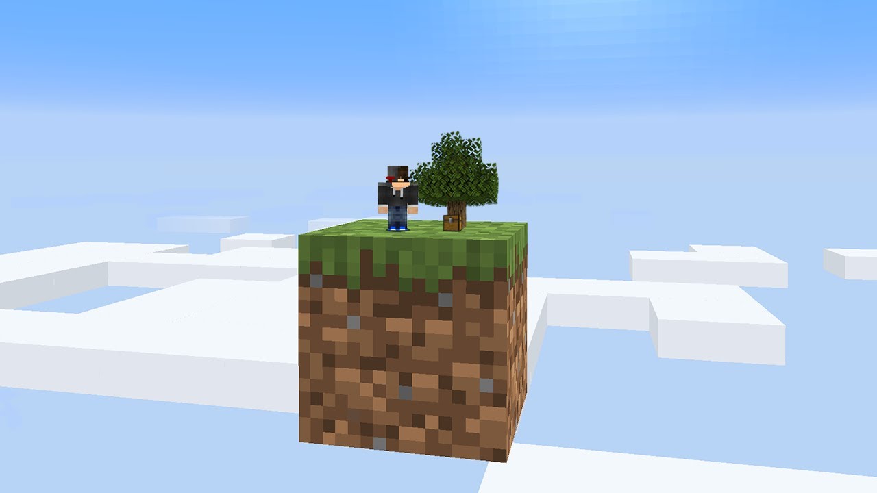 Minecraft but you only get one giant block