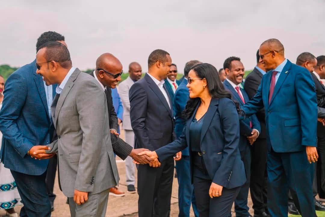 Prime Minister Abiy Accompanied by First Lady Zinash, Senior Officials ...