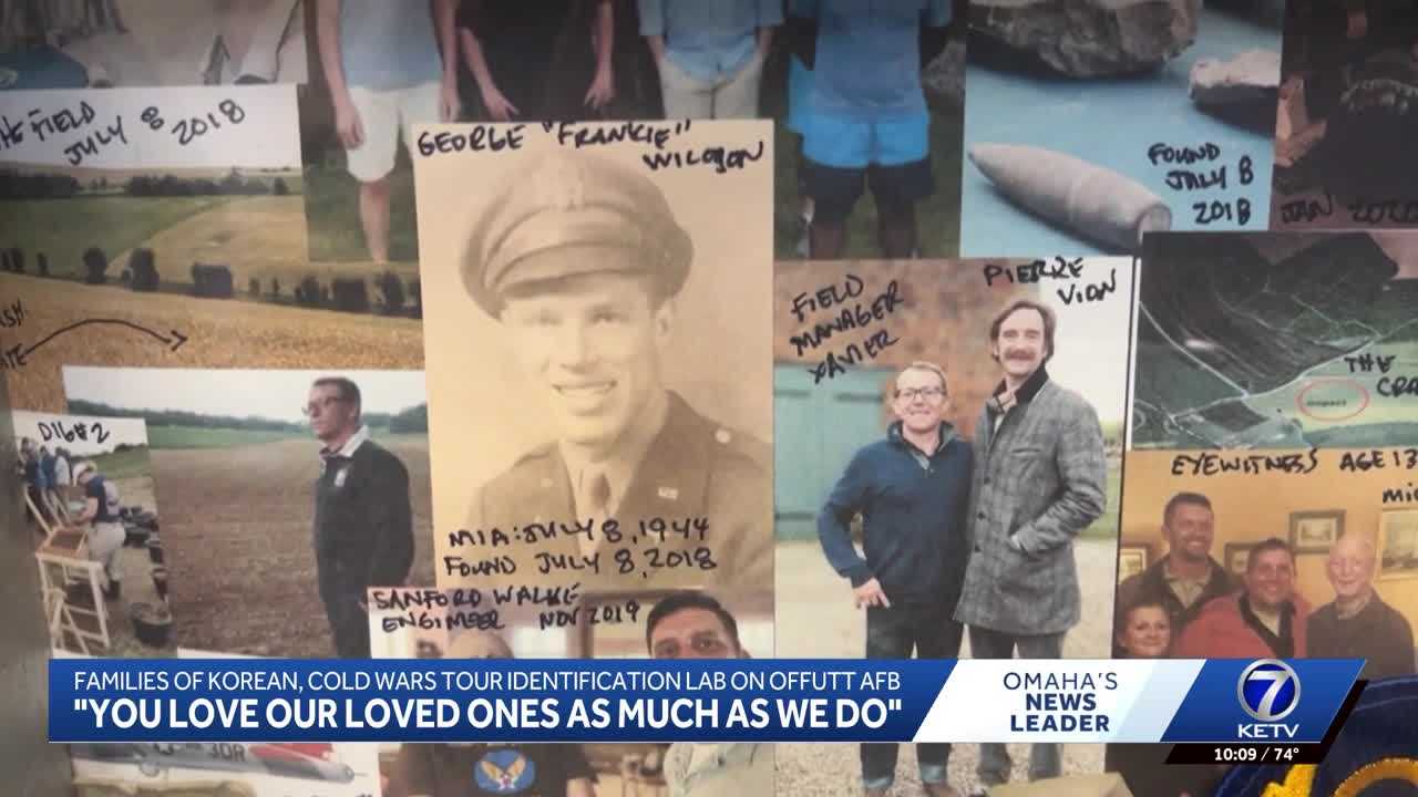 Families of Korean, Cold War soldiers tour identification lab on Offutt AFB