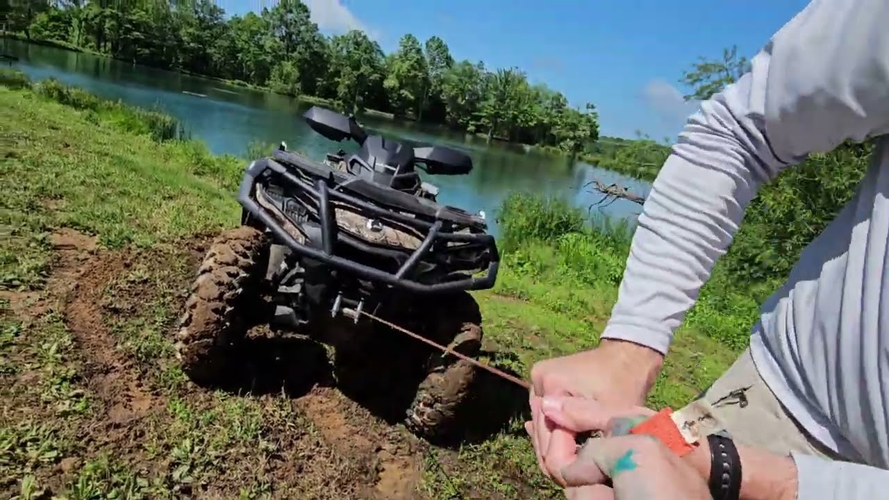 Looking back at the day the Can-Am Outlander XT 850 got stuck in the mud